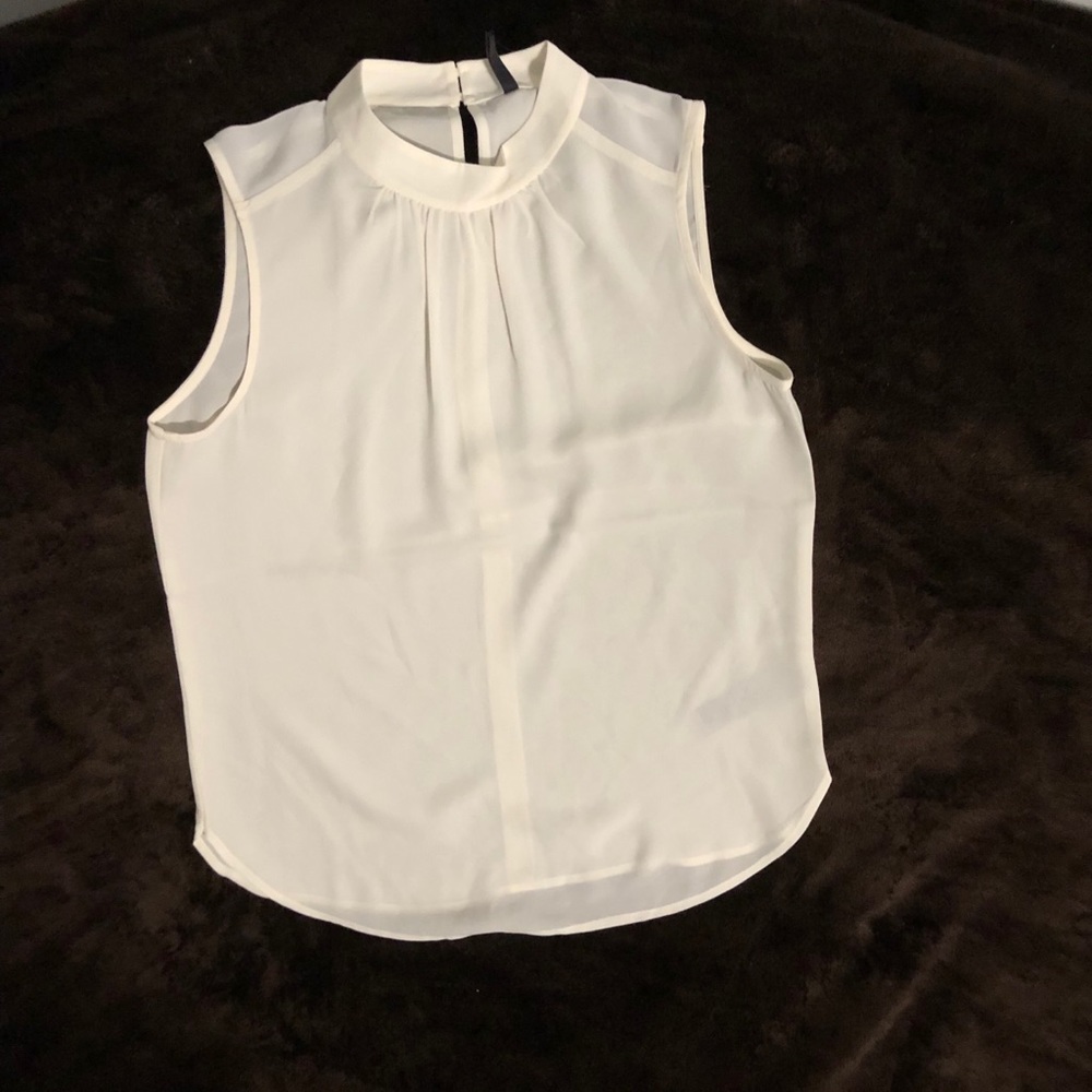 Mock neck shell